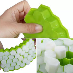 Silicone 37 Cells Hexagonal Ice Tray - Free Shipping