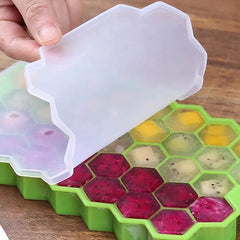 Silicone 37 Cells Hexagonal Ice Tray - Free Shipping
