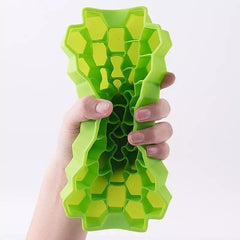 Silicone 37 Cells Hexagonal Ice Tray - Free Shipping