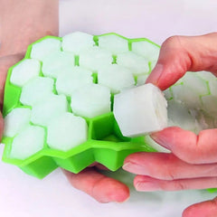 Silicone 37 Cells Hexagonal Ice Tray - Free Shipping