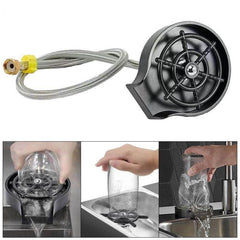 Automatic Glass Rinser for Kitchen Sink – High Pressure Cup Washer, Easy Cleaning Tool