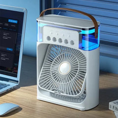 Portable Air Conditioner Water Mist Cooler Fan