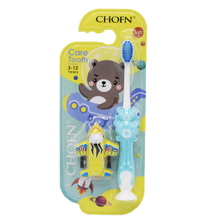 Baby Cartoon Toothbrush with Toy