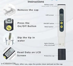 Premium Digital TDS Meter – Accurate Water Quality Tester for Drinking, Plants & Aquariums